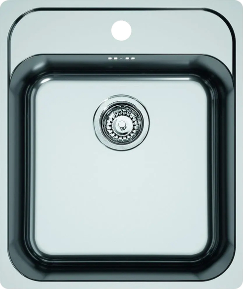 Franke nedfældet vask med kurveventil, m/bagplade - SRX210-40TL